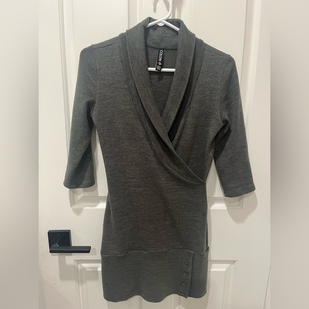 Chic Dark Green Tunic Made in Canada Colori